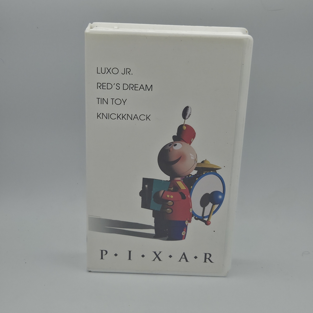 Pixar Shorts - VHS Tape - Luxo Jr, Red's Dream, Tin Toy, Knickknack [Rare Movie]